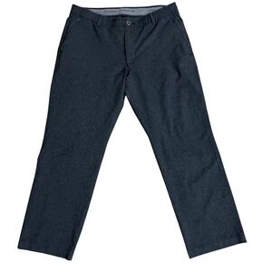 Under Armour Mens Golf Pants Charcoal Grey Marled Performance 38x30
